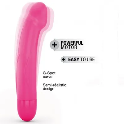 Вібратор Dorcel Real Vibration M Magenta 2.0, діаметр 3,7 см, для точки G