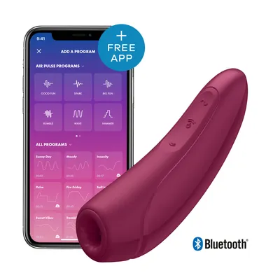 Вакуумний кліторальний стимулятор Satisfyer Curvy 1+ Rose Red