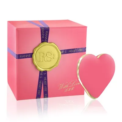 Вібратор-сердечко Rianne S Heart Vibe Coral, 10 режимів, силікон