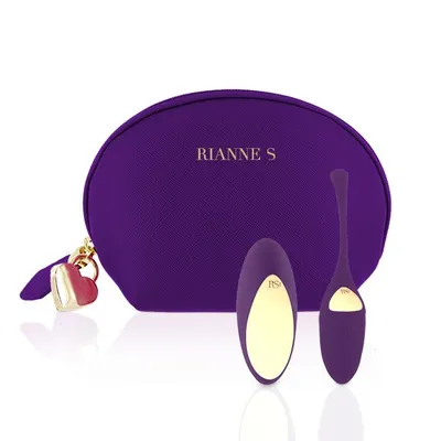 Віброяйце RIANNE S Pulsy Playball Deep Purple з вібропультом ДК