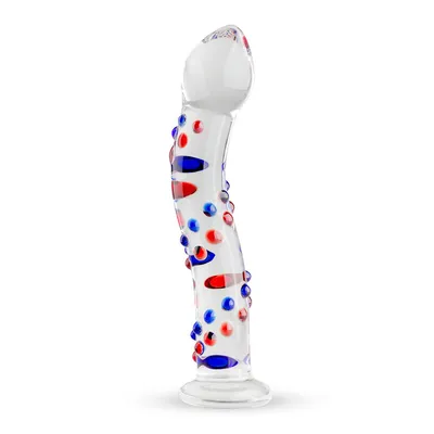 Скляний дилдо з вигинами Gildo Glass Dildo No. 3