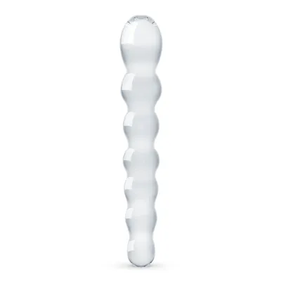 Скляний дилдо у вигляді намистин Gildo Glass Dildo No. 19