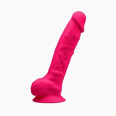 Фалоімітатор SilexD Vetus Pink (MODEL 1 size 8in), силікон + Silexpan, діаметр 4,2 см