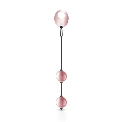 Вагінальні кульки Rosy Gold Nouveau Kegel Balls, метал, 376 г, діаметр 2,8 см