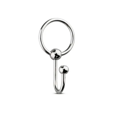 Уретральна вставка з кільцем Sinner Gear Unbendable - Sperm Stopper Solid, 3,2 см