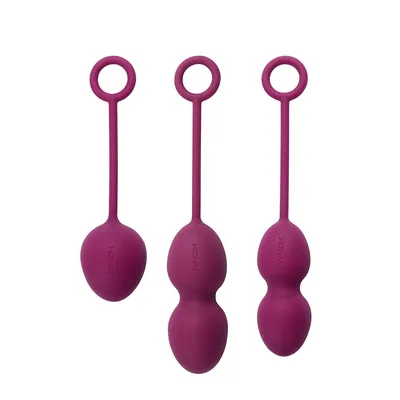Набір вагінальних кульок Svakom Nova Violet, силікон, 3 шт.