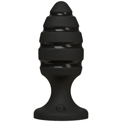 Анальний плаг Doc Johnson Platinum Premium Silicone — The Blast, чорний