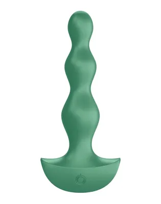 Анальний стимулятор-намистини Satisfyer Lolli-Plug 2 Green з двома моторами