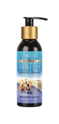Лубрикант на водній основі Sensuva Natural Water-Based Blueberry Muffin 125 мл