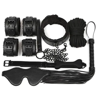 Набір для BDSM 7 в 1 JSY LY1003 Black