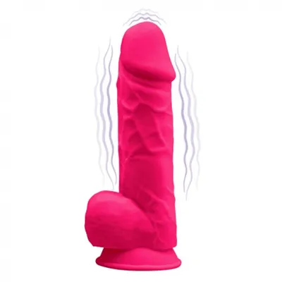 Фалоімітатор з вібрацією SilexD Norman Vibro Pink (MODEL 1 size 8,5in)