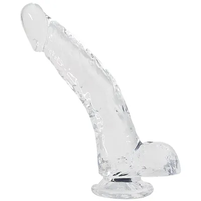 Фалоімітатор Alive Jelly Dildo Stallion, прозорий, ТПЕ, 22 см
