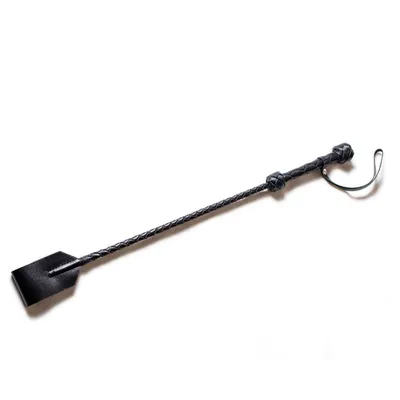 Стек міні Art of Sex Riding crop mini, 50 см, чорний, натуральна шкіра