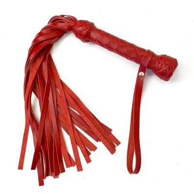 Флогер Art of Sex Flogger Martinet, 30 хвостів по 35 см, червоний