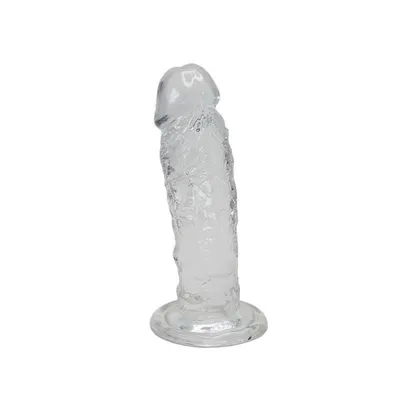 Фалоімітатор Alive Jelly Dildo Majestic прозорий, TPE, 14,7 см