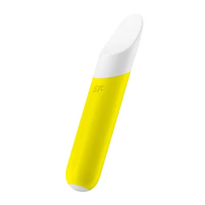 Мінівібратор Satisfyer Ultra Power Bullet 7 Yellow з гнучким язичком