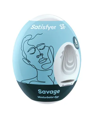 Мастурбатор-яйце Satisfyer Masturbator Egg Savage (Німеччина)