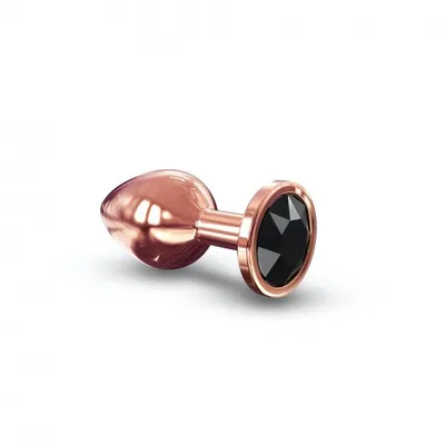 Металева анальна пробка Dorcel Diamond Plug M, мідна