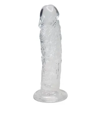Фалоімітатор Alive Jelly Dildo Empire прозорий, TPE, присоска, довжина 19,3 см