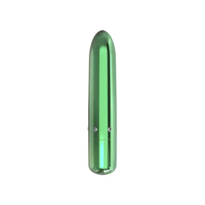 Віброкуля PowerBullet - Pretty Point Rechargeable Bullet Teal, зелена