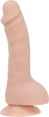 Фалоімітатор на присосці ADDICTION BRAD 7,5″ Dildo With Balls, Beige