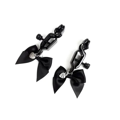Затискачі для сосків Art of Sex Nipple Clamps Black Bow