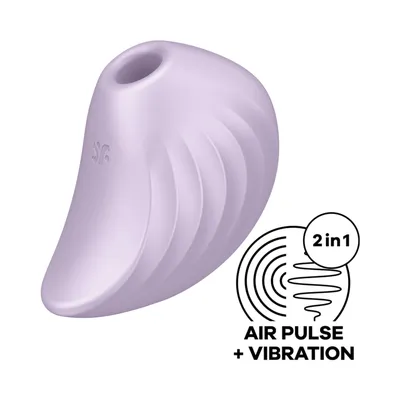 Вакуумний кліторальний стимулятор Satisfyer Pearl Diver Violet