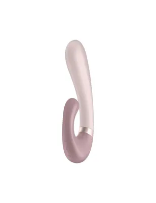 Смарт вібратор-кролик з підігрівом Satisfyer Heat Wave Mauve