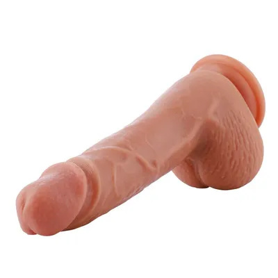 Насадка-фалоімітатор Hismith 8.3″ 2-layers Silicone Flesh Dildo для секс-машин
