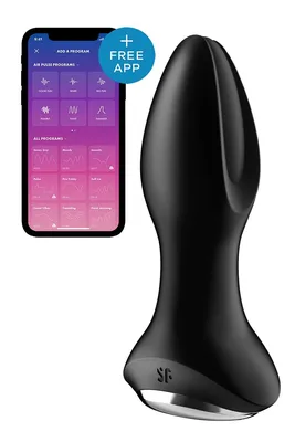 Анальна смарт-вібропробка Satisfyer Rotator Plug 1+ з перлинним масажем