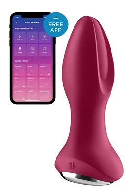 Анальна смарт-вібропробка з перлинним масажем Satisfyer Rotator Plug 1+