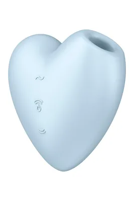 Вакуумний стимулятор-серце Satisfyer Cutie Heart Blue