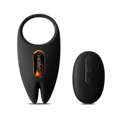 Ерекційне віброкільце Svakom Winni 2 з керуванням зі смартфона, чорне/золотисте