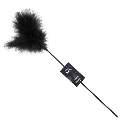 Лоскоталка з пером індика Art of Sex – Feather Paddle, чорна