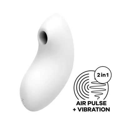 Вакуумний вібратор Satisfyer Vulva Lover 2, білий