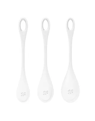 Набір вагінальних кульок Satisfyer Yoni Power 1 White, діаметр 2-2,5-3 см