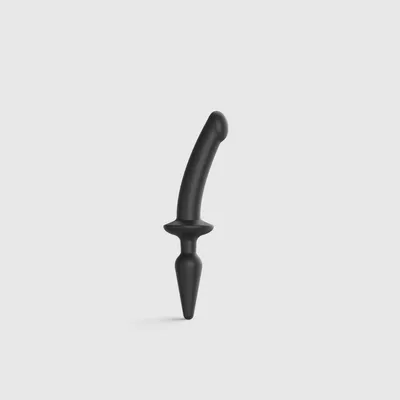 Анальна пробка з дилдо 2в1 Strap-On-Me SWITCH PLUG-IN SEMI-REALISTIC DILDO, розмір S