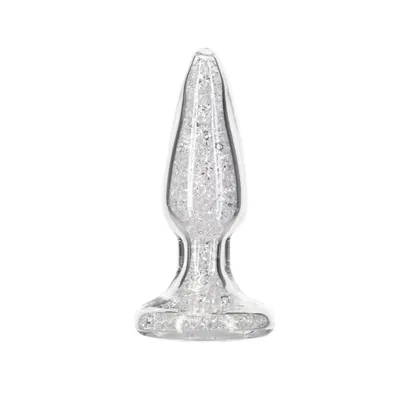 Скляна анальна пробка Pillow Talk Fancy Luxurious Glass Anal Plug, ⌀3,1 см
