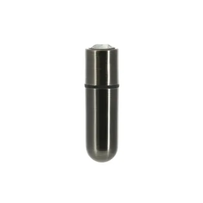 Віброкуля PowerBullet First-Class Bullet 2.5″ з чохлом-брелоком, сріблясто-чорна