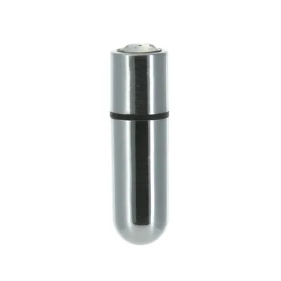 Віброкуля PowerBullet First-Class Bullet 2.5″ with Key Chain Pouch, Silver
