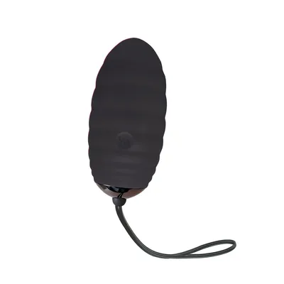 Віброяйце Adrien Lastic Ocean Breeze 2.0 Black з пультом ДК, 10 віброрежимів