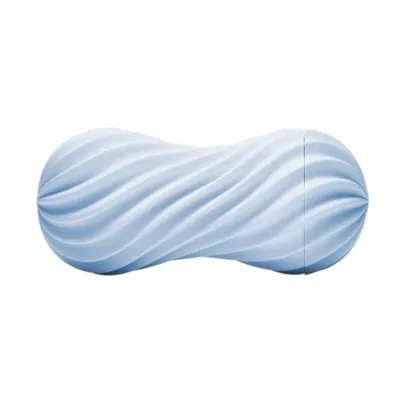 Мастурбатор Tenga FLEX Bubbly Blue із можливістю скручування та вакуумним ефектом