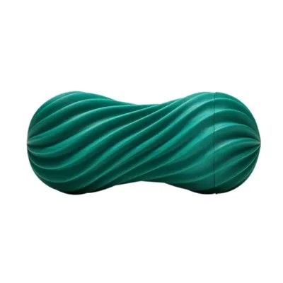 Мастурбатор Tenga FLEX Fizzy Green з ефектом вакууму, багаторазовий