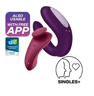 Набір Satisfyer Partner Box 1: вібратор для пар Double Joy та вібратор у трусики Sexy Secret