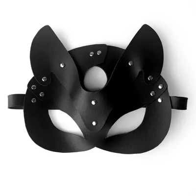 Маска кішечки Art of Sex - Cat Mask, чорна