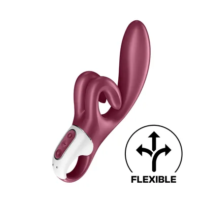 Вібратор-кролик Satisfyer Touch Me Red, подвійний відросток, 3 мотори