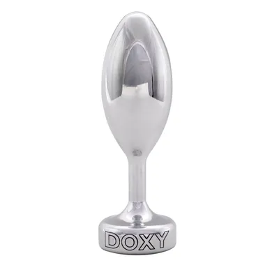Металева анальна пробка Doxy Butt Plug SMOOTH, гладка, діаметр 3,3 см