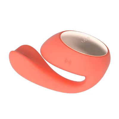 Смарт-вібратор LELO Ida Wave Coral Red, вагінально-кліторальний, технологія WaveMotion