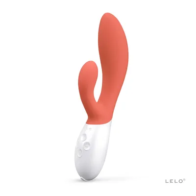 Вібратор-кролик LELO Ina 3 Coral, 10 режимів вібрації
