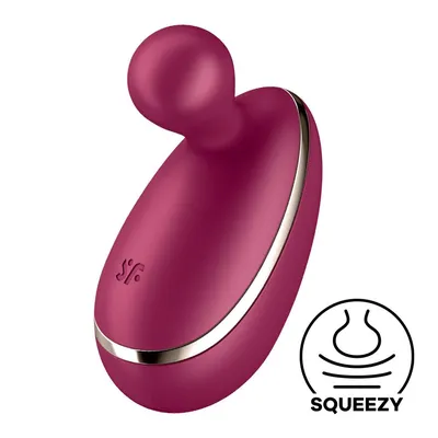 Вібратор для зовнішньої стимуляції Satisfyer Spot On 1 Berry з гнучким відростком